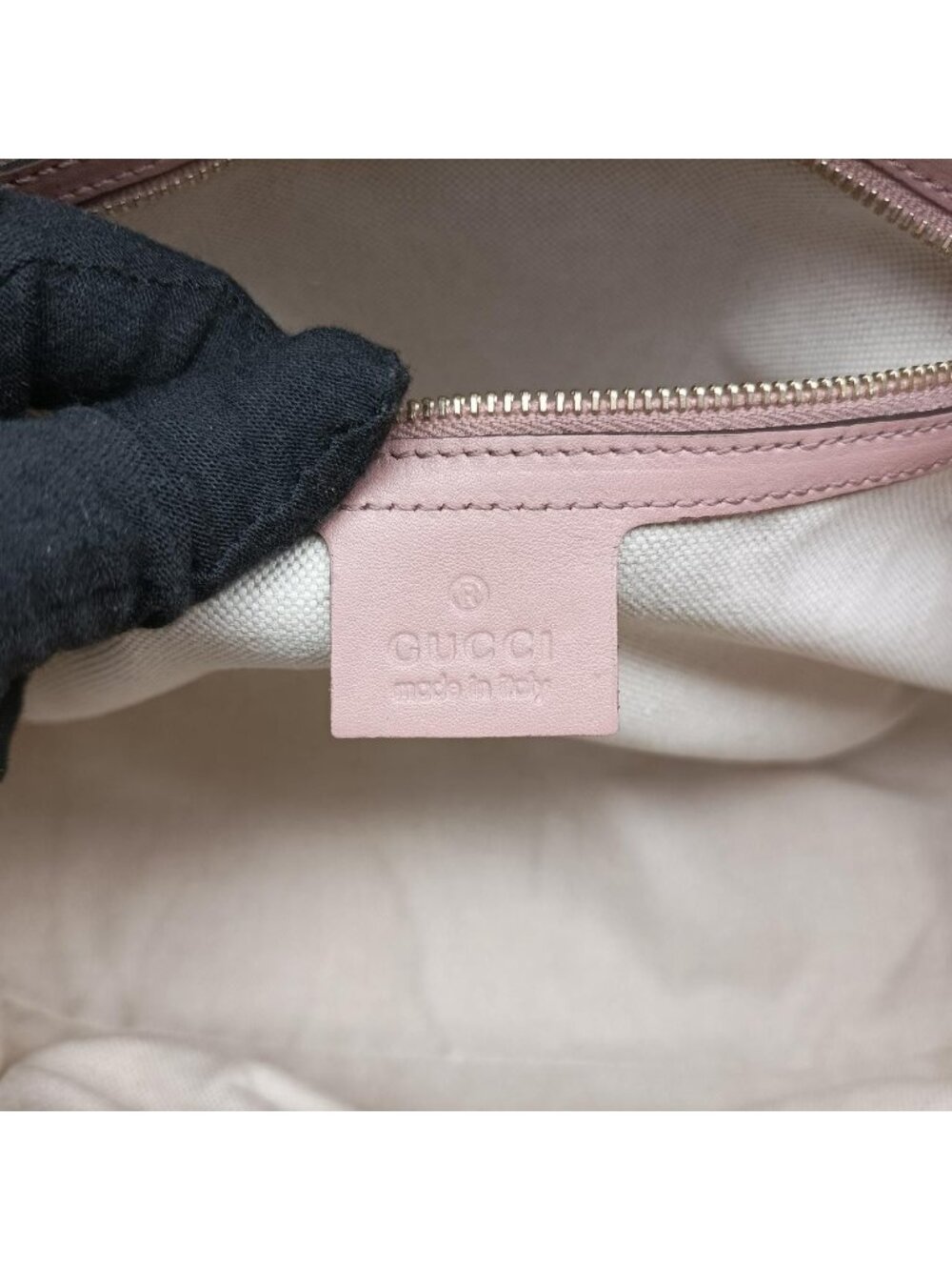 Gucci Micro Guccissima Beige Patent - Picture 10 of 16